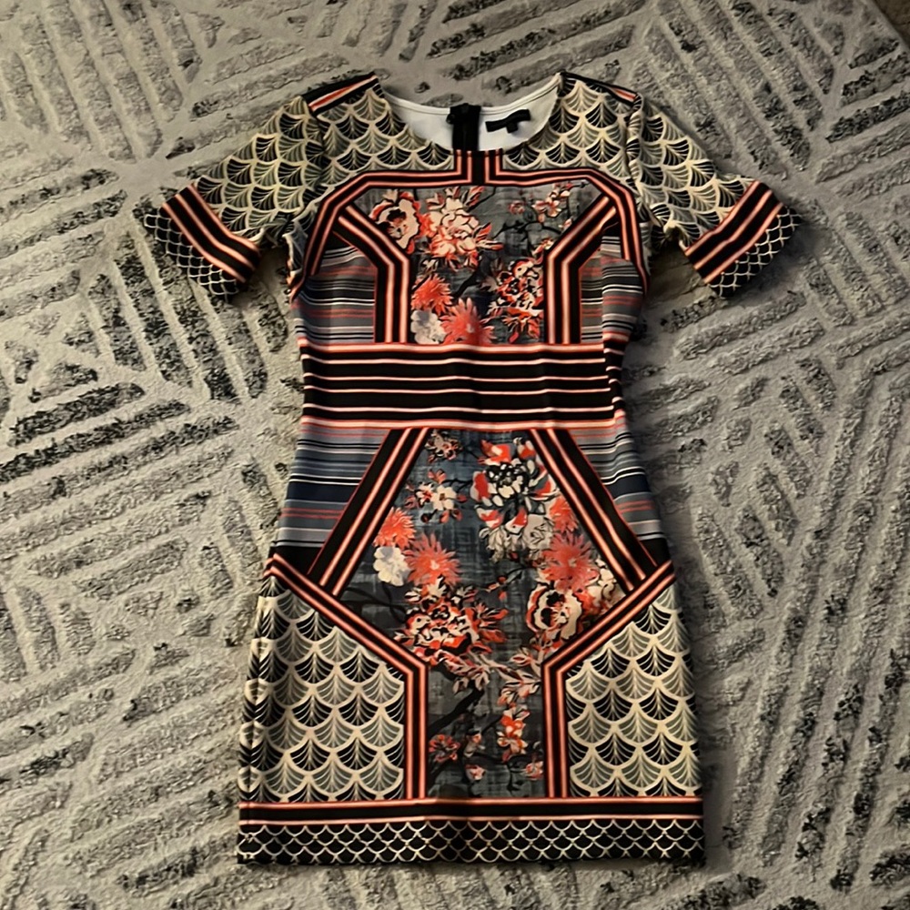Scuba fabric dress